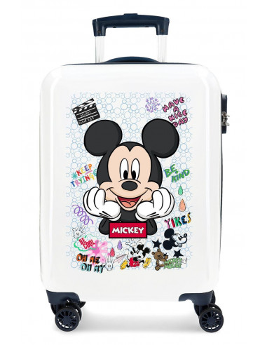 TROLLEY ABS 55CM.4R MICKEY BE COOL